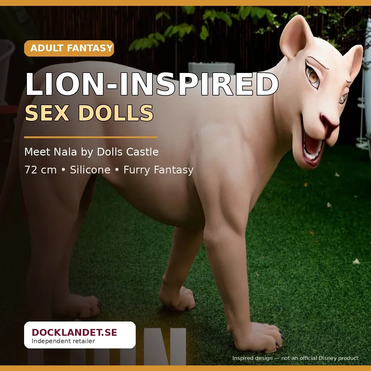 Sexdockor inspirerade av Lejonkungen – möt Nala från Dolls Castle