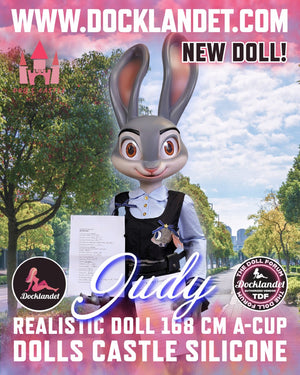 Judy The Rabbit Sex Doll (Dolls Castle 168 cm a-cup Silikon)