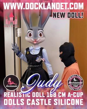 Judy The Rabbit Sex Doll (Dolls Castle 168 cm a-cup Silikon)