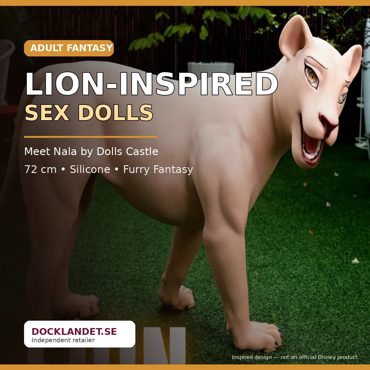 Sexdockor inspirerade av Lejonkungen – möt Nala från Dolls Castle