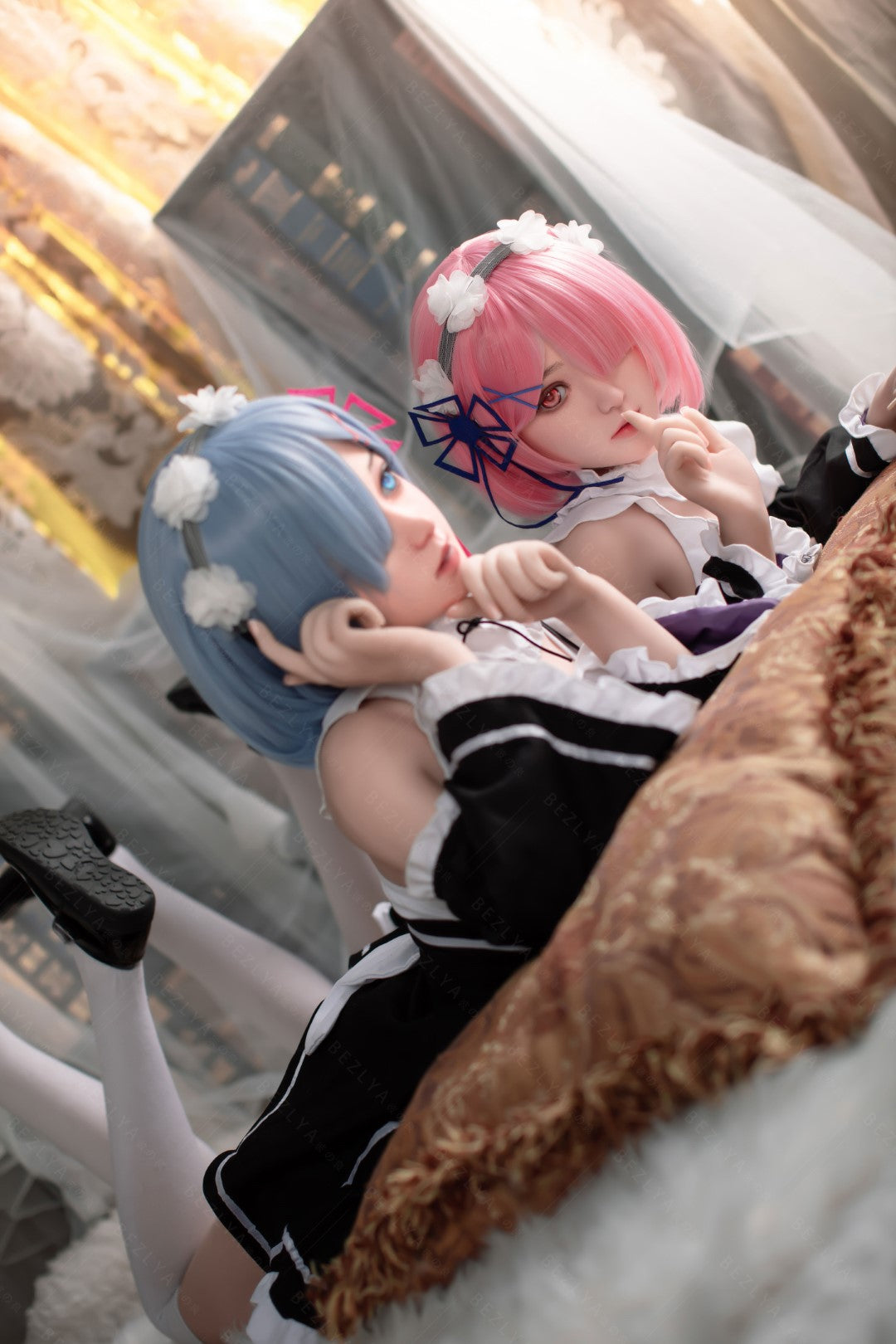 Lalka seksu w ramce (Bezlya Doll 149cm D-cup 2.0 TPE + silikon)