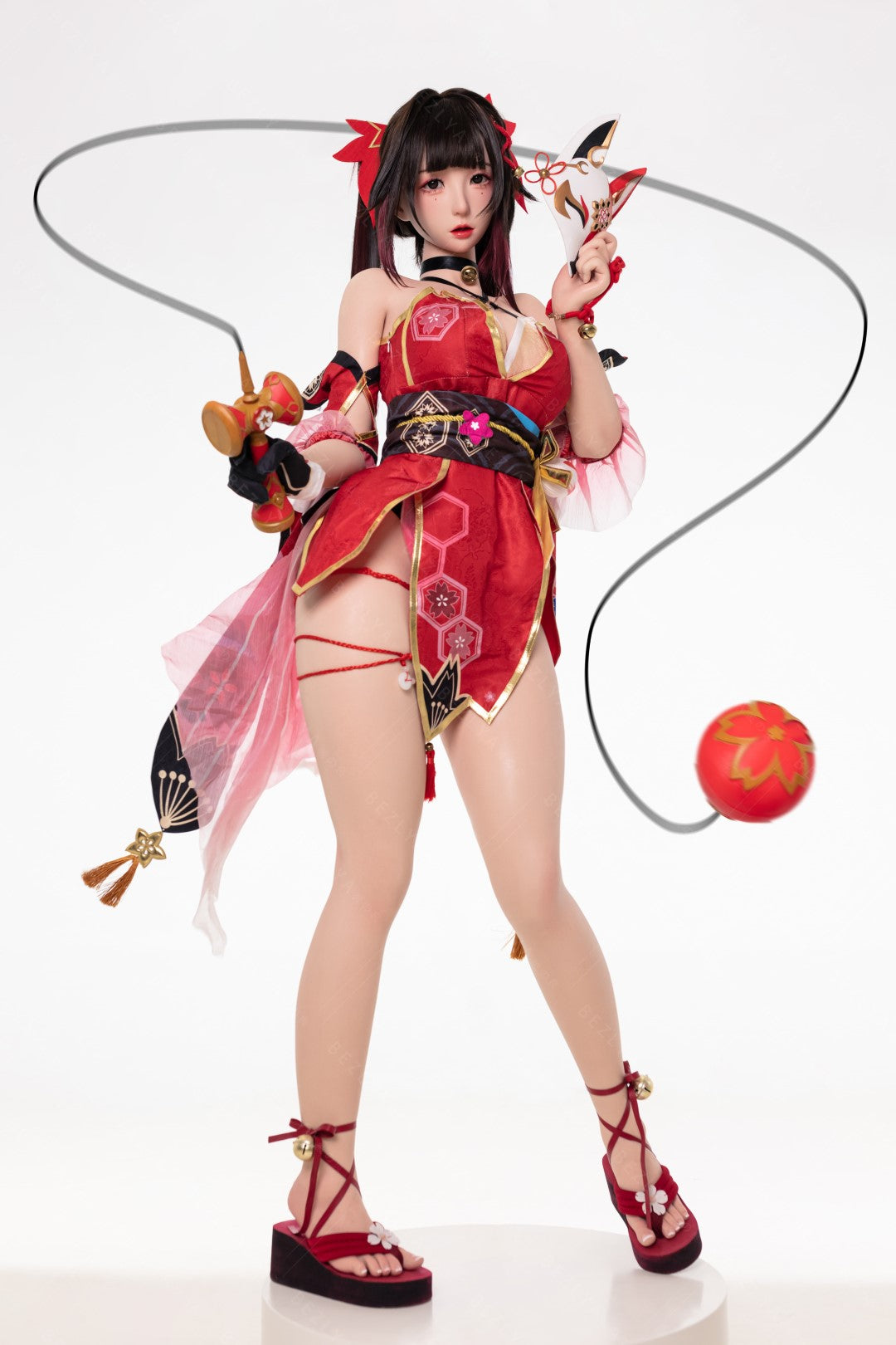 Błyszcząca lalka seksu (Bezlya Doll 155cm E-cup Silikon 2,2CF)