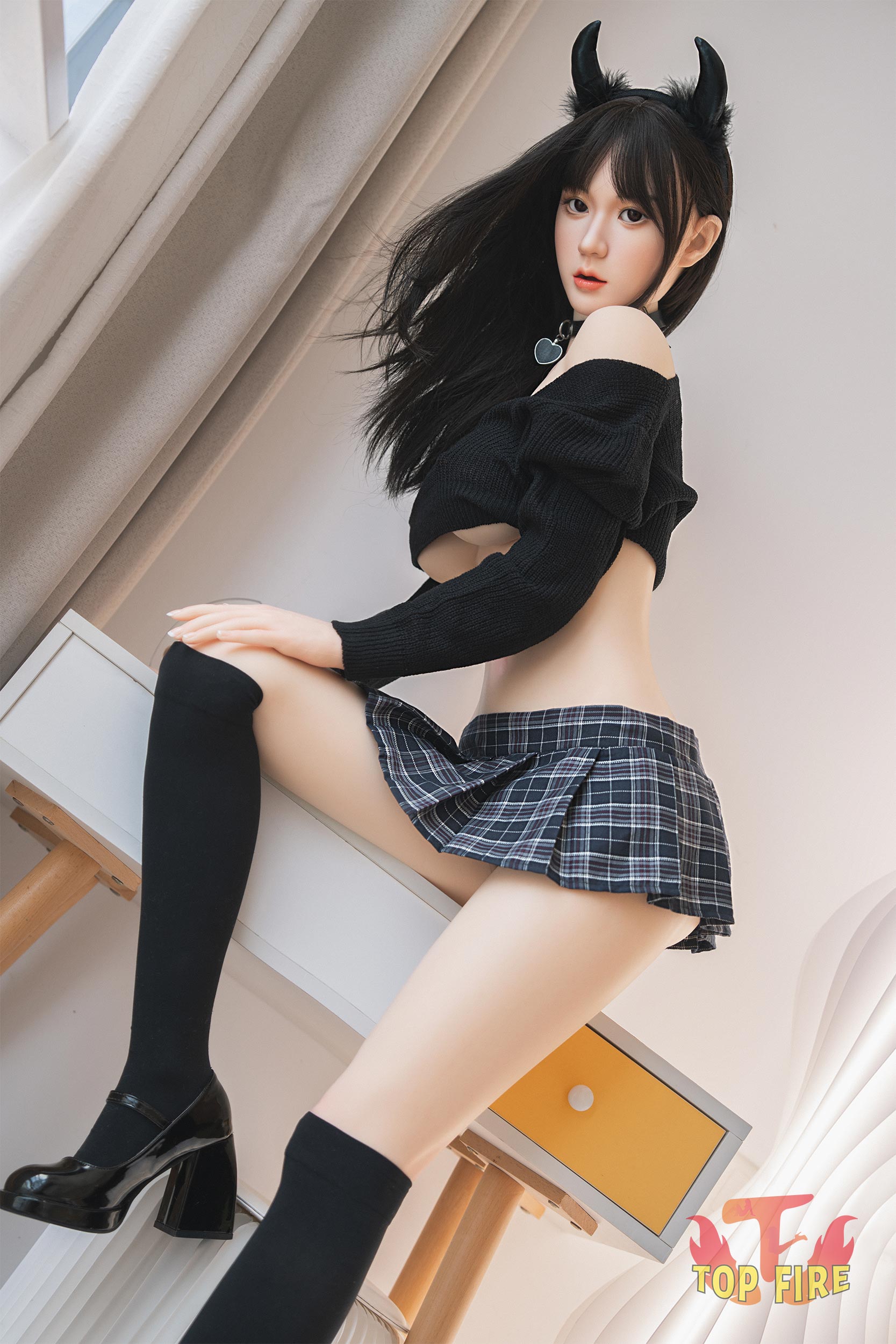 Ann Sex Doll (Top Fire Doll 158 cm D-cup Silikon T10)