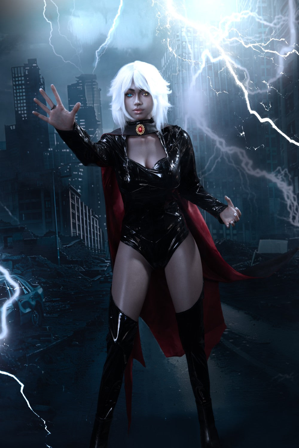 Storm Sexdocka (Top Fire Doll 158cm D-kupa T72 Silikon)