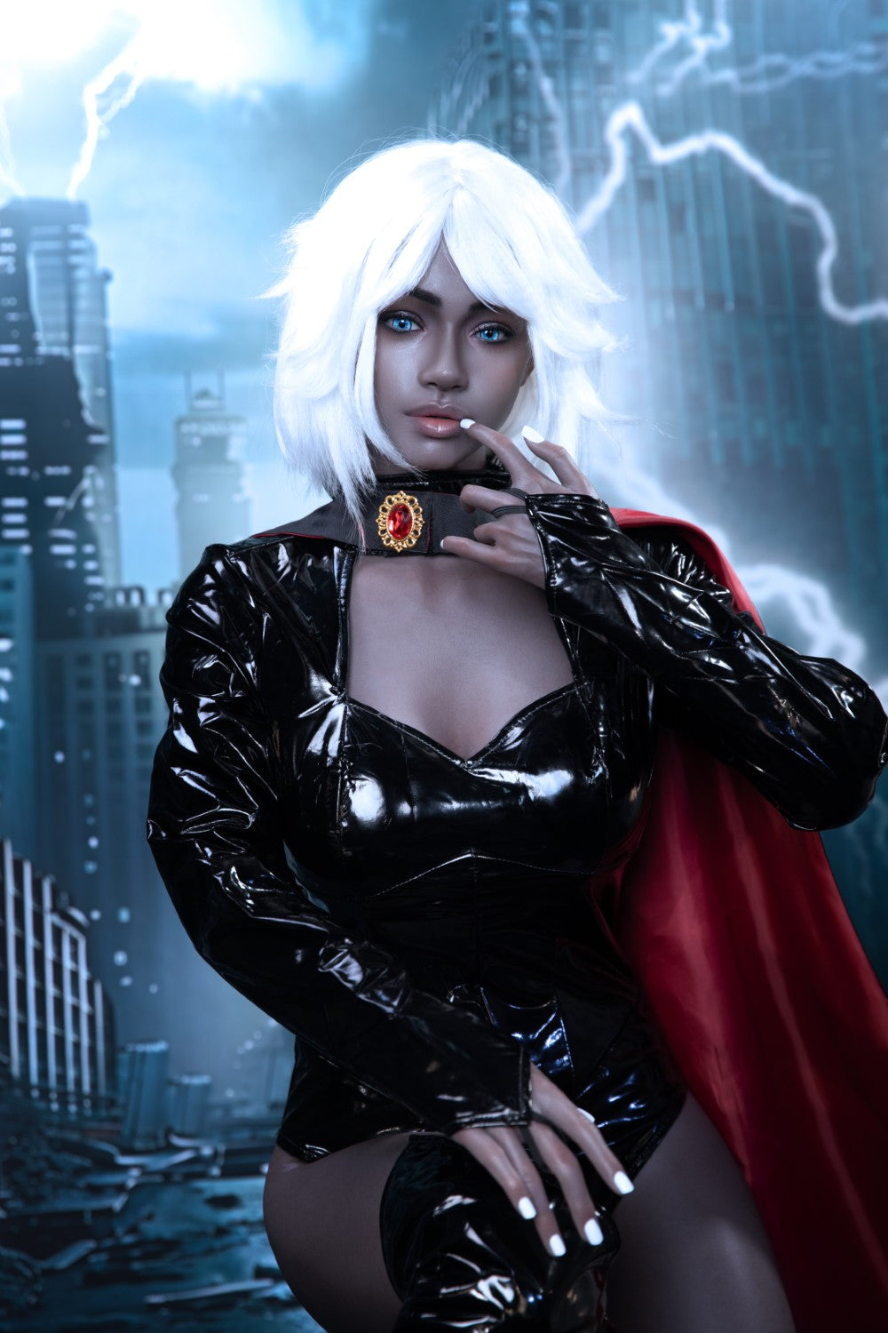 Storm Sexdocka (Top Fire Doll 158cm D-kupa T72 Silikon)