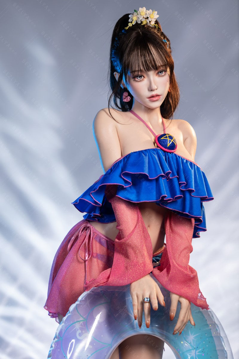 Lalka erotyczna Nymphaea (Bezlya Doll 155cm E-cup Silikon 2,2CF)