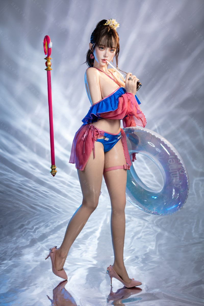 Lalka erotyczna Nymphaea (Bezlya Doll 155cm E-cup Silikon 2,2CF)