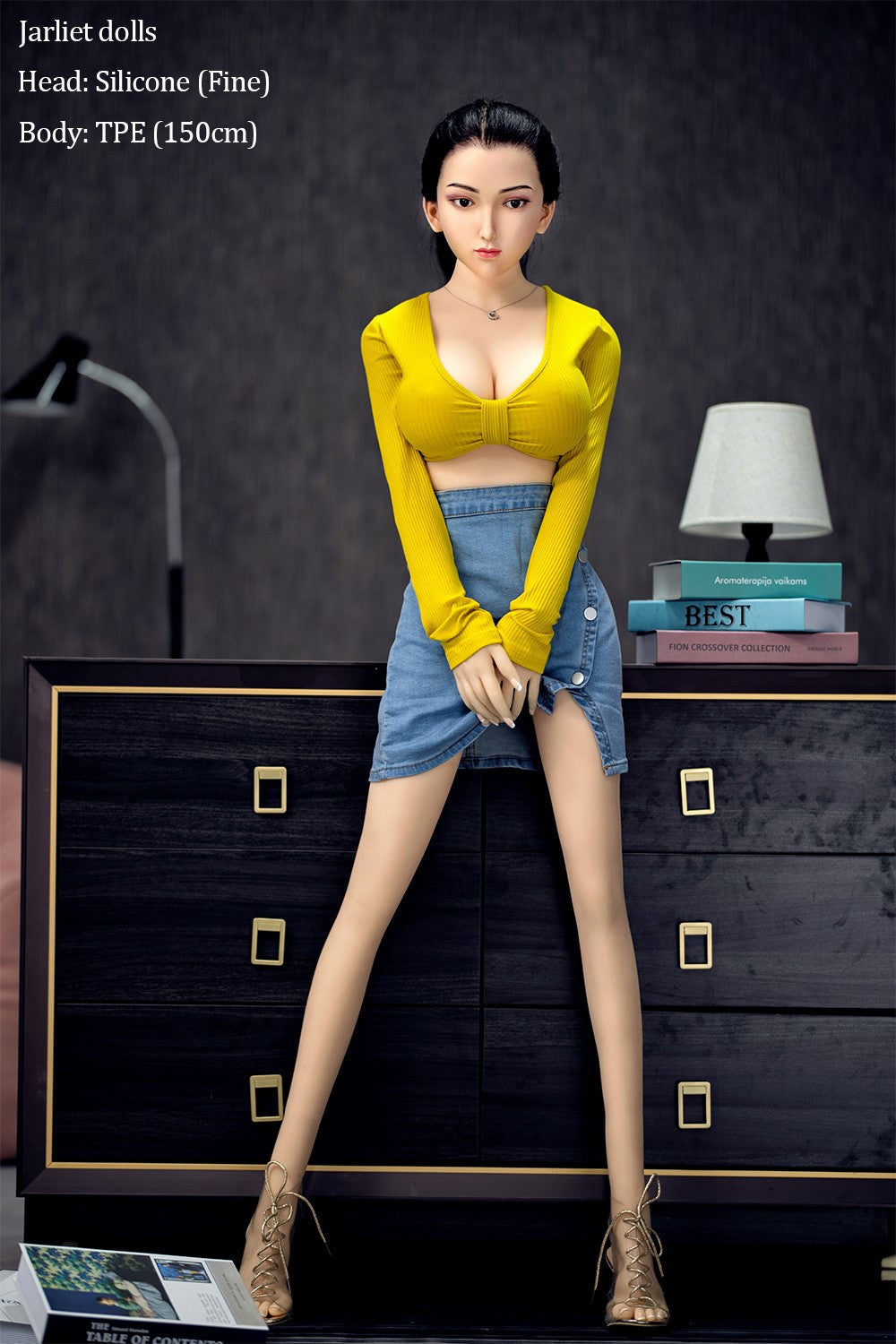Fine Sex doll (Jarliet 150cm D-cup TPE+silicone)