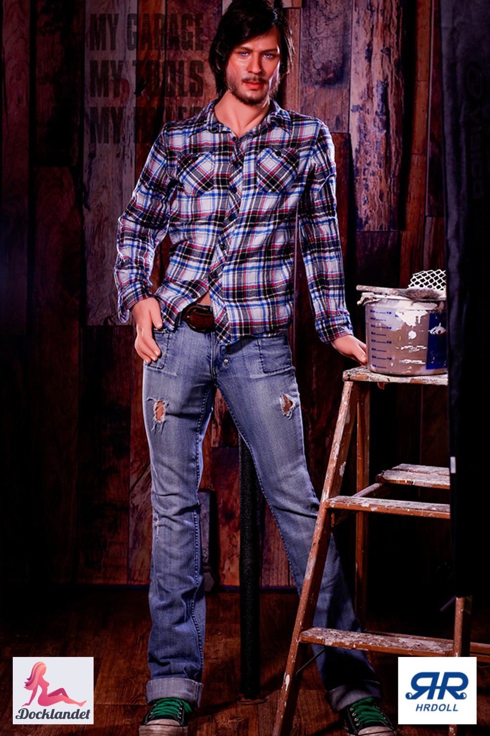 Męska lalka seksu Jonathan (HRDoll 167 cm #17 TPE + silikon)