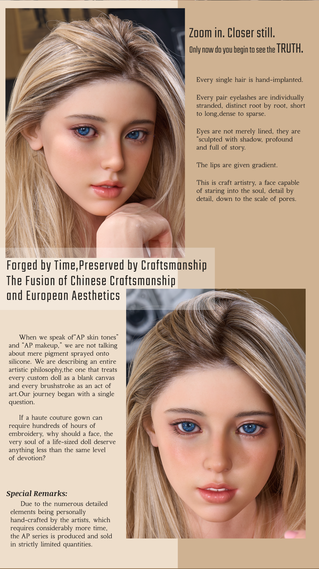 Lalka seksu Mona Model 20R Deluxe (Gynoid Doll 163cm E-cup silikon)