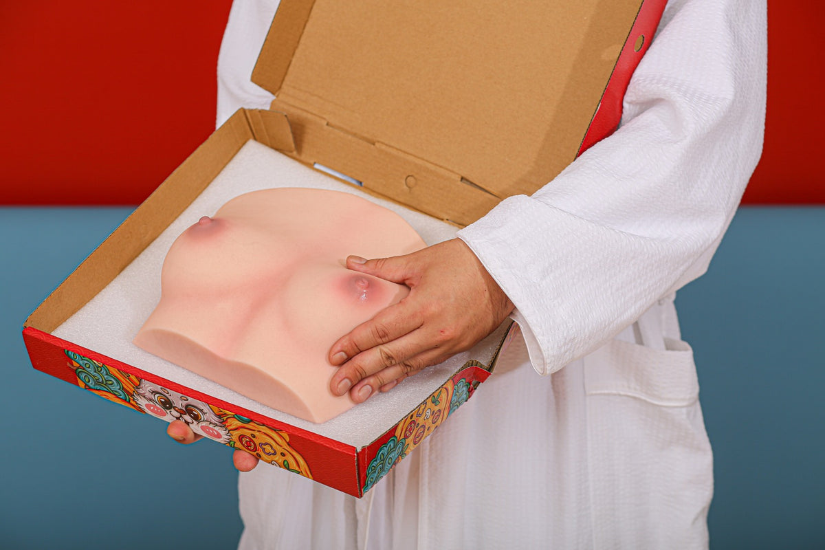 Lalka seksu z piersiami (S) tułowia (Climax Doll Pro A-cup Silikon)