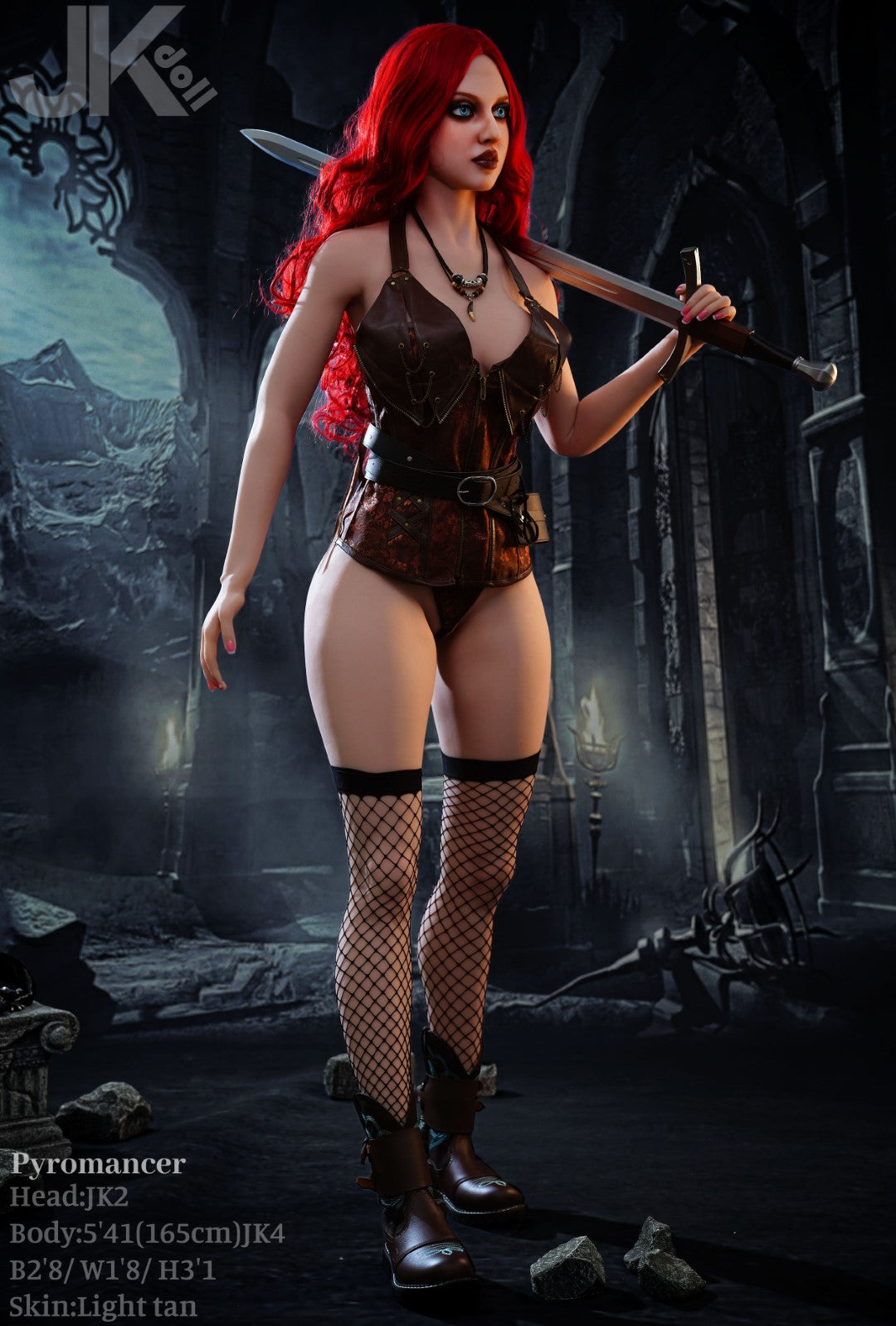 Lalka seksu piromanty (JK-Doll 165cm D-cup JK2 TPE)