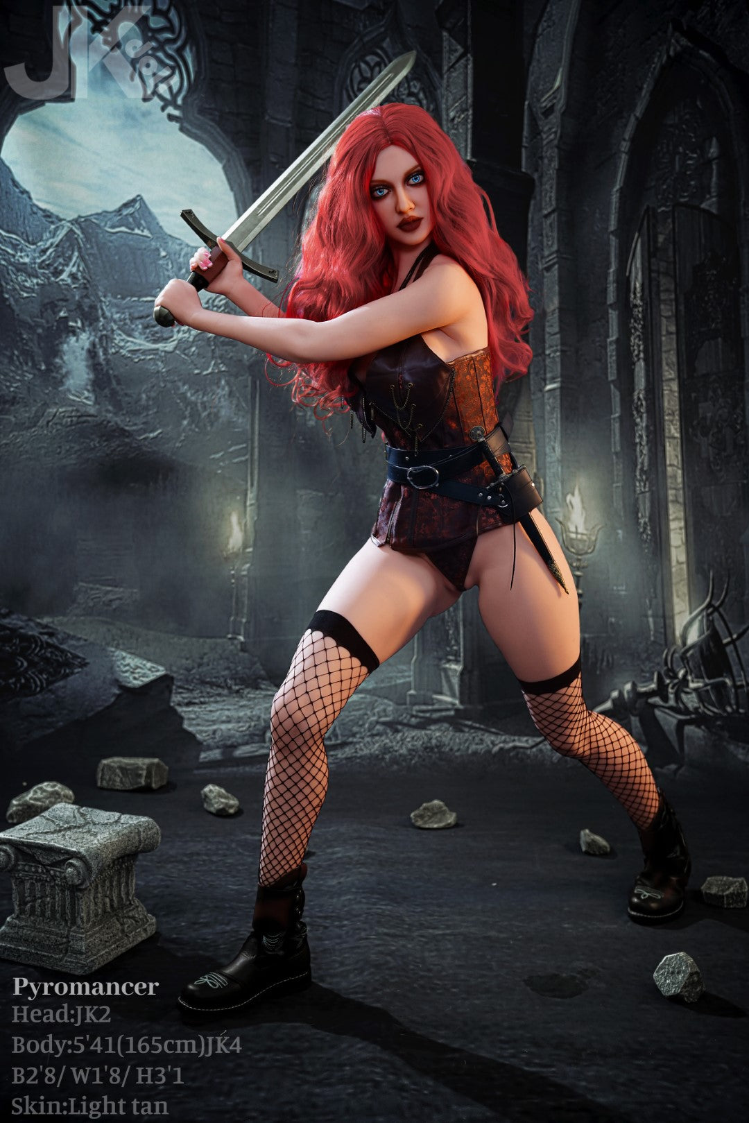 Lalka seksu piromanty (JK-Doll 165cm D-cup JK2 TPE)