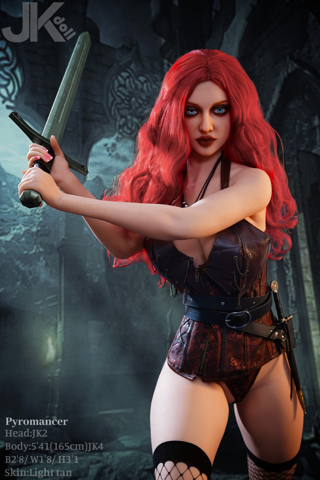 Lalka seksu piromanty (JK-Doll 165cm D-cup JK2 TPE)