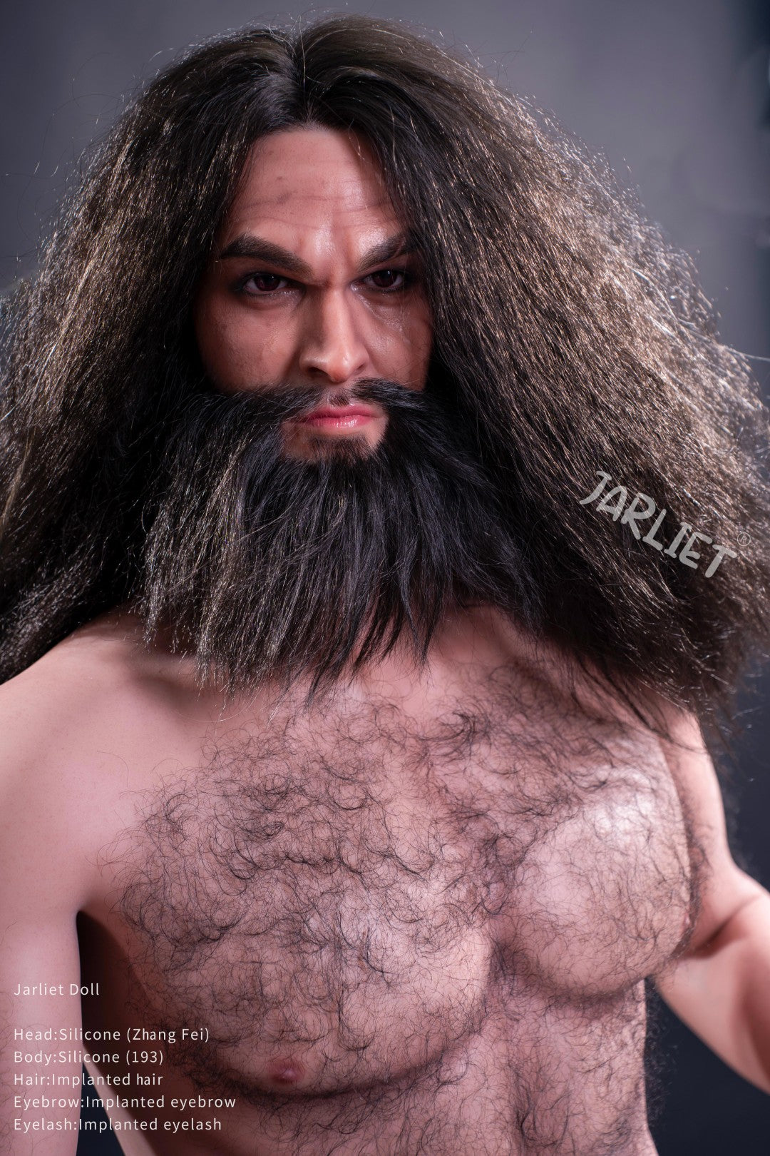 Męska lalka seksu Zhang Fei od Jarliet – 193 cm Realistyczna lalka z umięśnionym ciałem