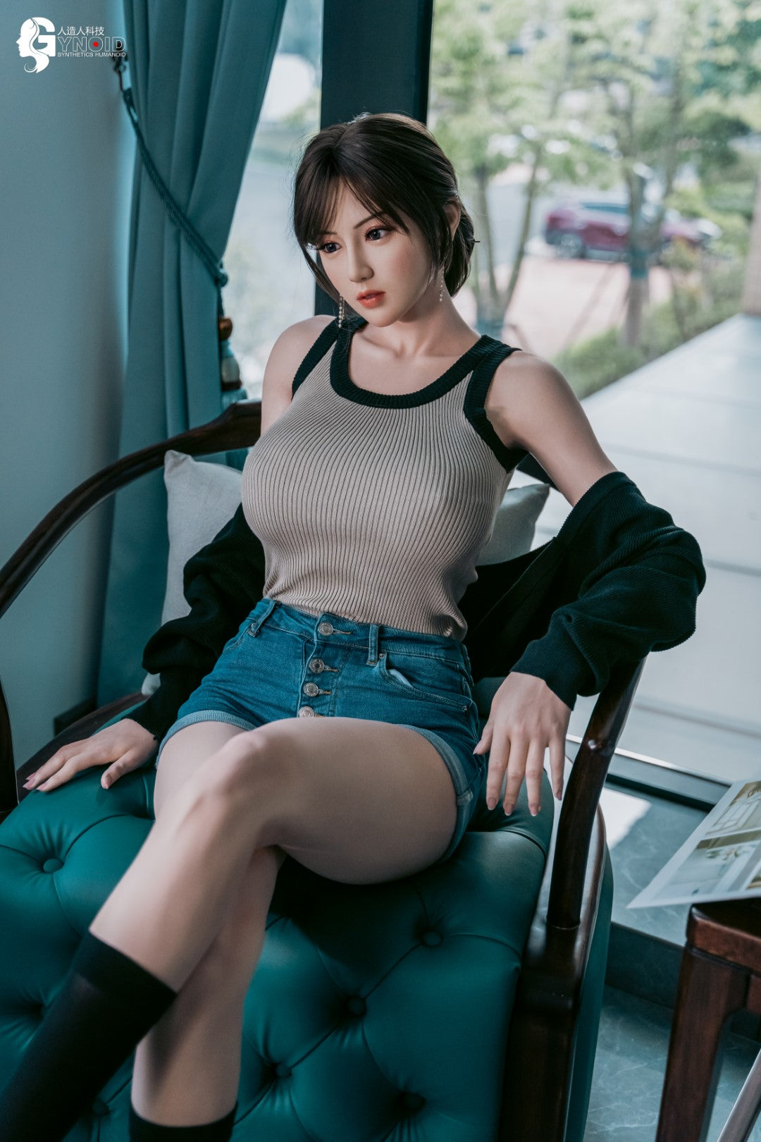 Sex doll Leyla Model 19R Deluxe (Gynoid Doll 168cm f-cup silicone)