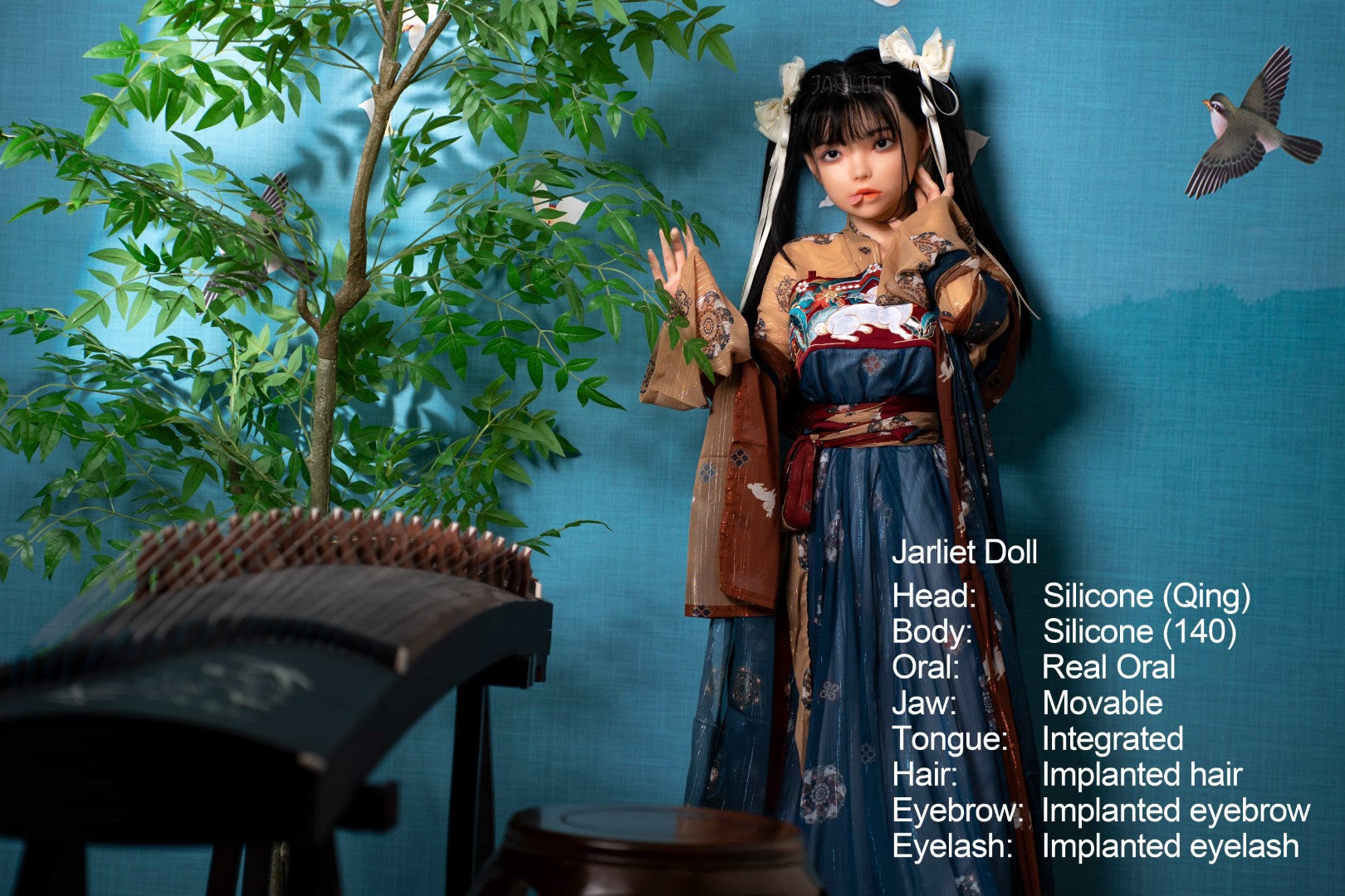 Qing 2 lalka seksualna (Jarliet 140 cm C-cup Silikon)