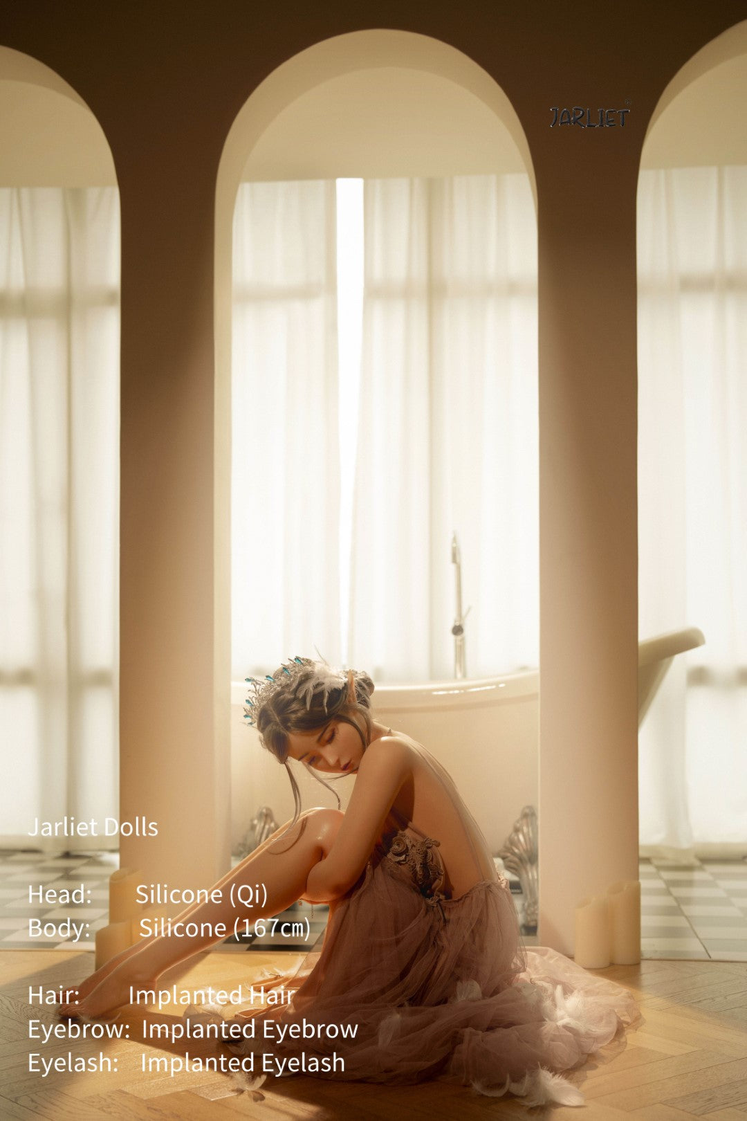Qi Sex doll (Jarliet 167cm B-cup silicone)