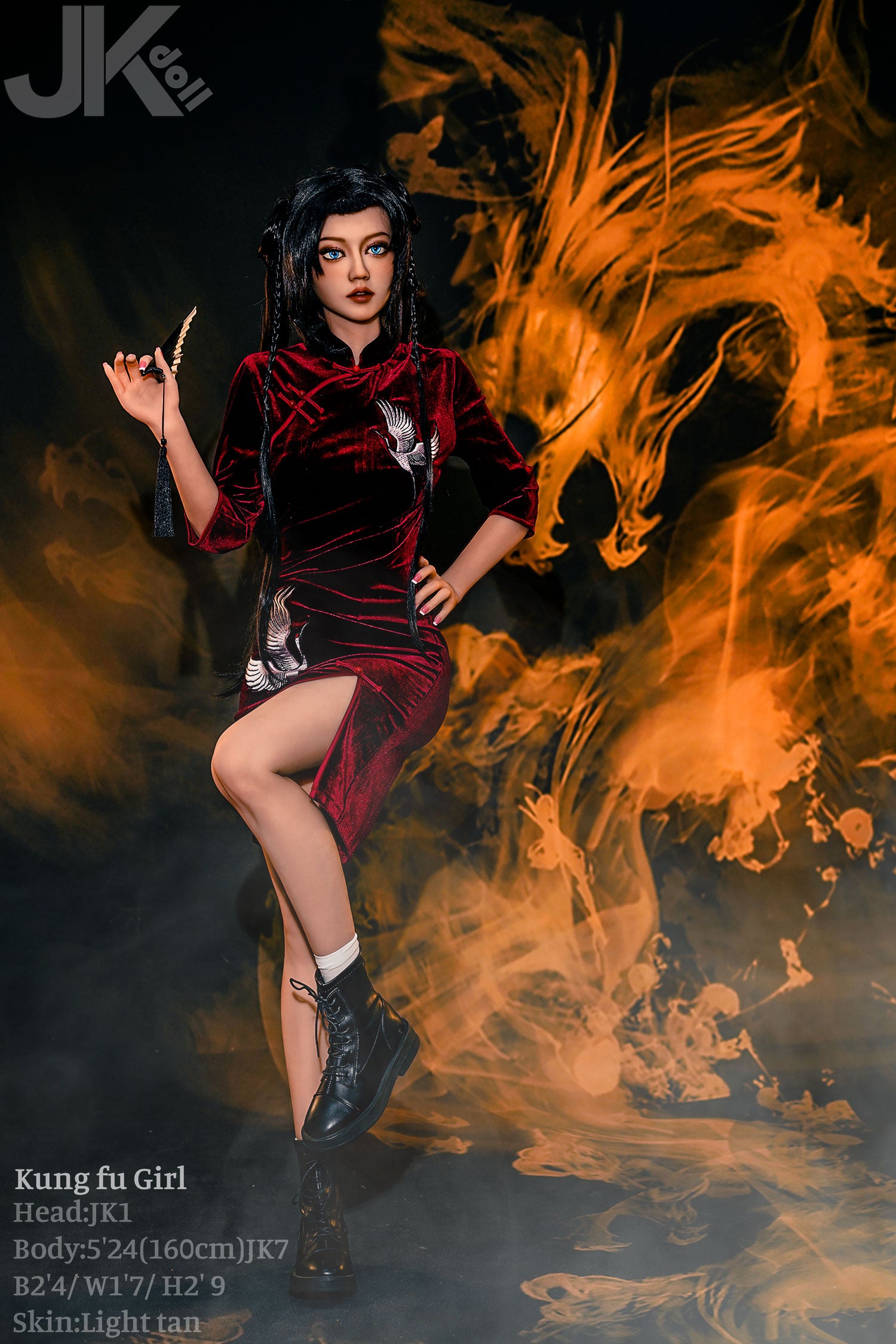 Ku fung Girl Sex Doll (JK-Doll 160cm D-cup JK1 TPE)