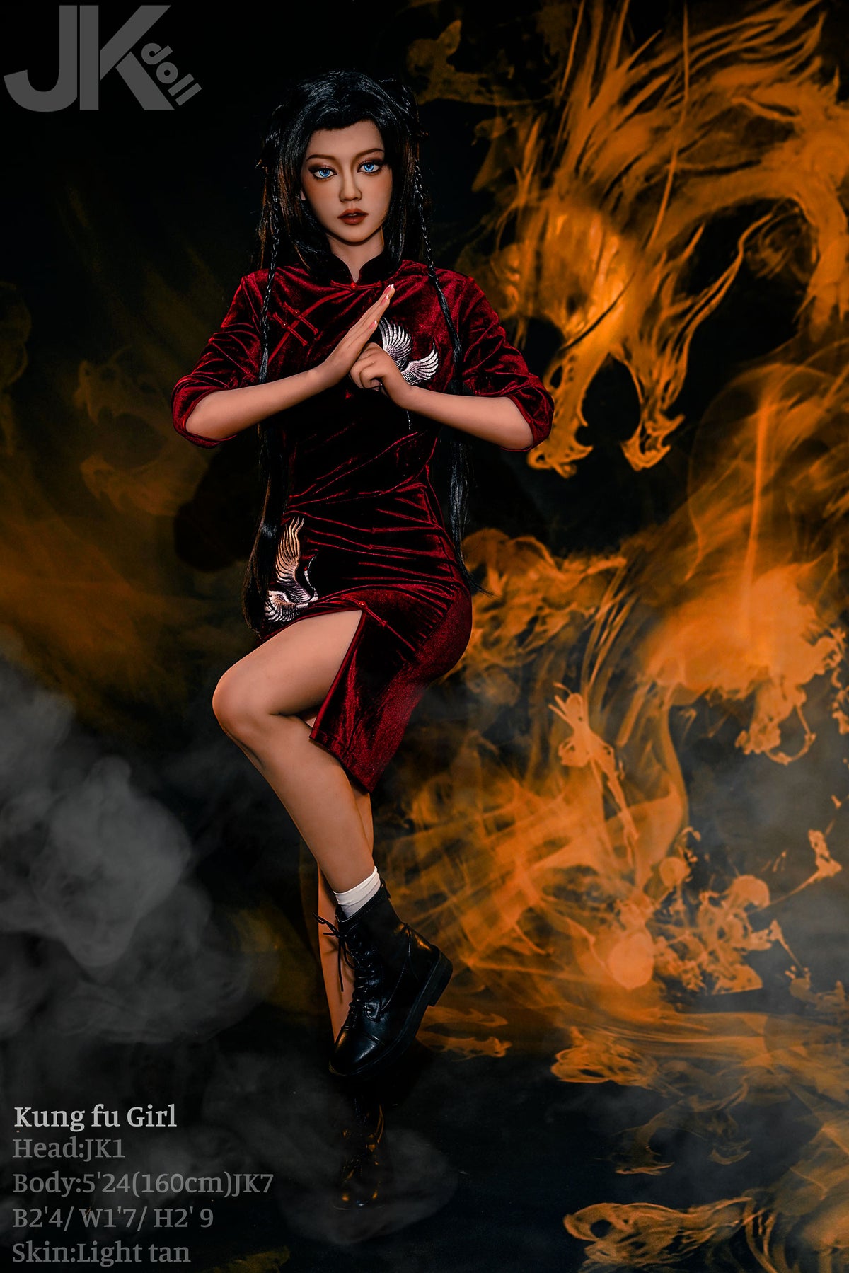 Ku fung Girl Sex Doll (JK-Doll 160cm D-cup JK1 TPE)