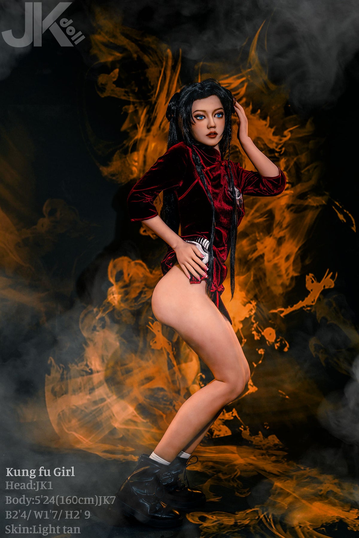 Ku fung Girl Sex Doll (JK-Doll 160cm D-cup JK1 TPE)