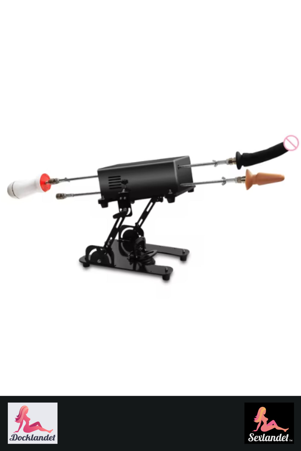 Sex machine for double penetration