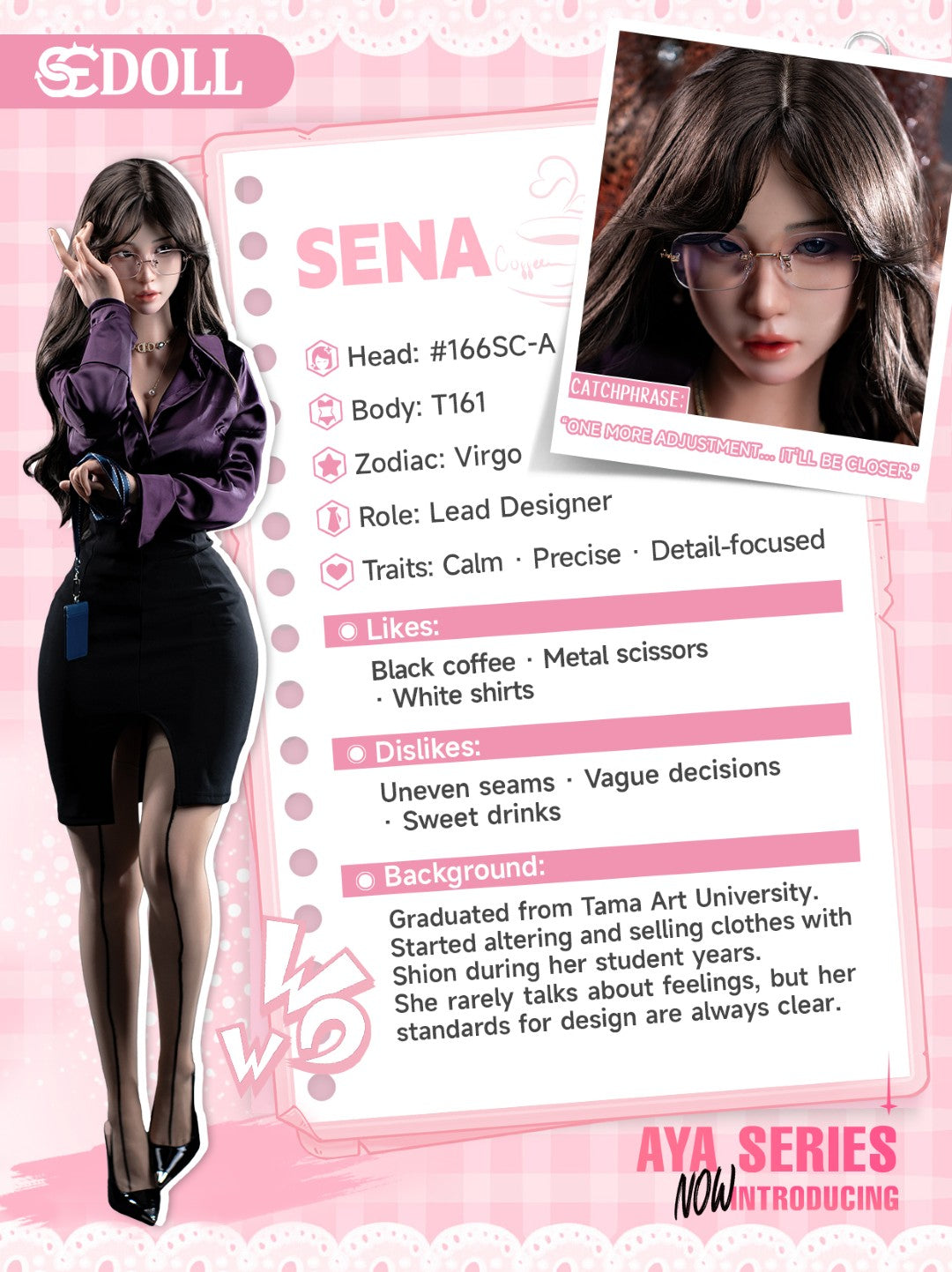 Sena.Lalka seksu (SEDoll 161cm C-cup #166SC RST silikon)