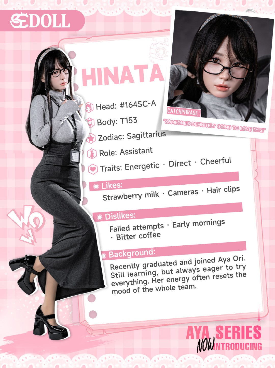 Hinata.A Sex doll (SEDoll 153cm A-cup #164SC RST silicone)