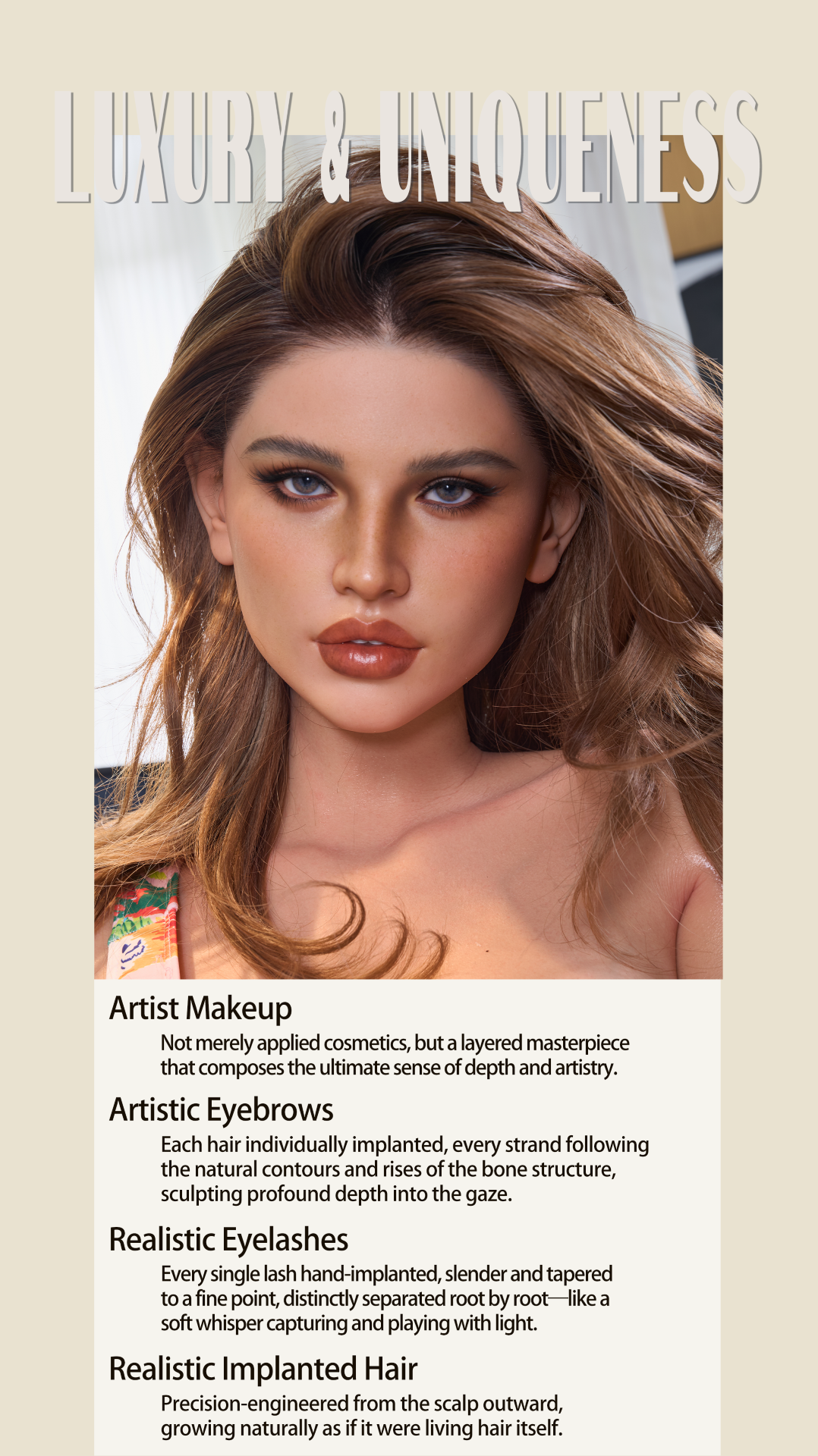 Lalka erotyczna Elsa Model 21 Deluxe (Gynoid Doll 164cm F-cup silikon)