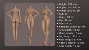 Nicole sex doll (FunWest Doll 157cm g-cup #036S silicone)