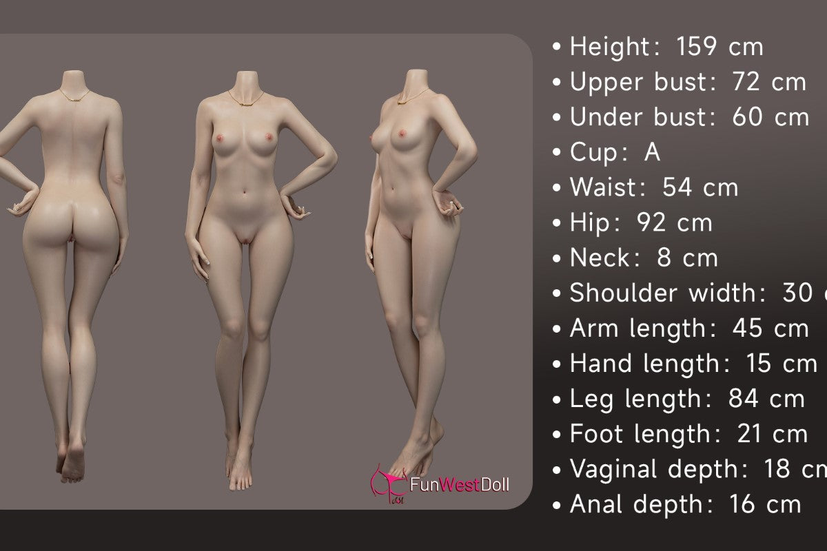 Giselle Sexdocka (FunWest Doll 159cm A-Kupa #056SJ Silikon)