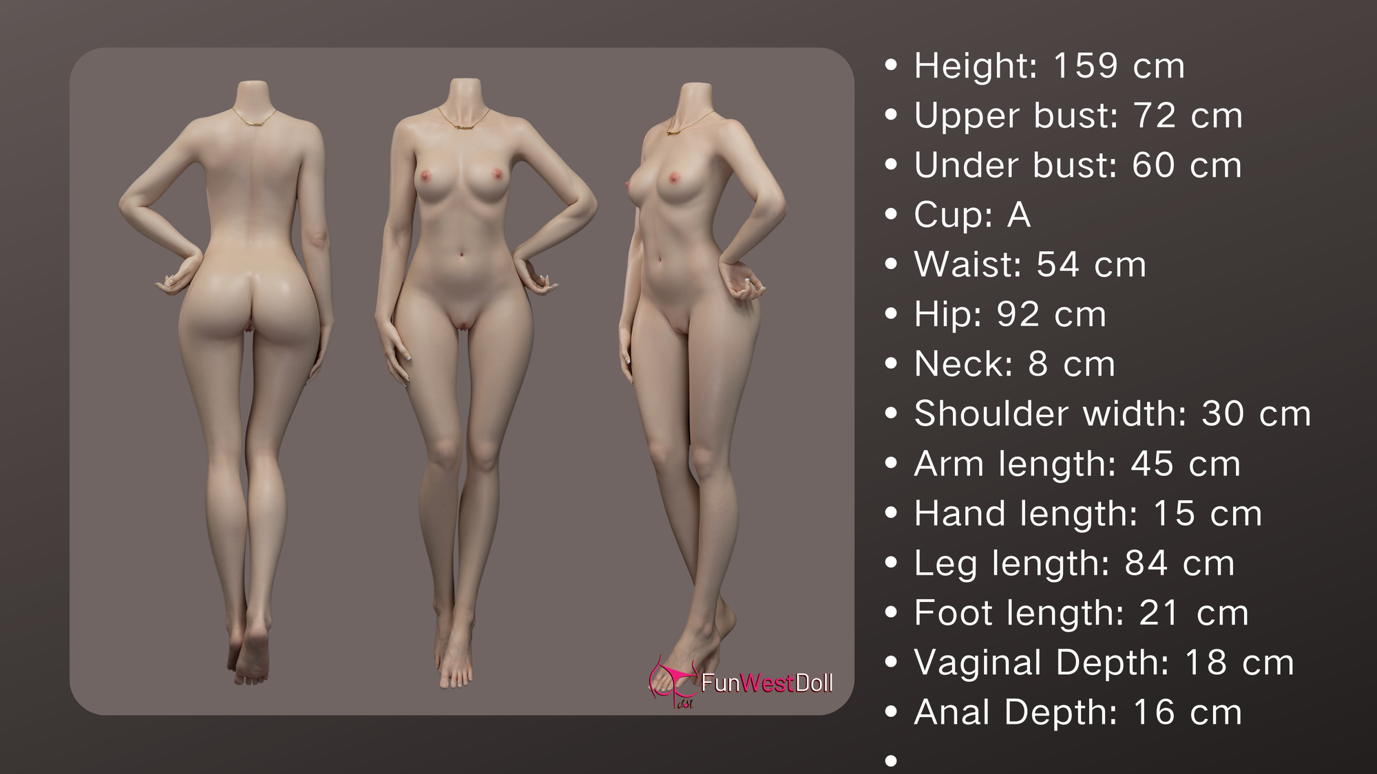 Hatsune Miko Sex Doll (FunWest Doll 159 cm a-cup #041S silikon)