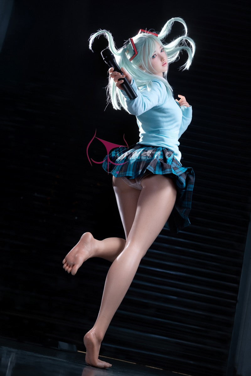Hatsune Miko Sex Doll (FunWest Doll 159 cm a-cup #041S silikon)