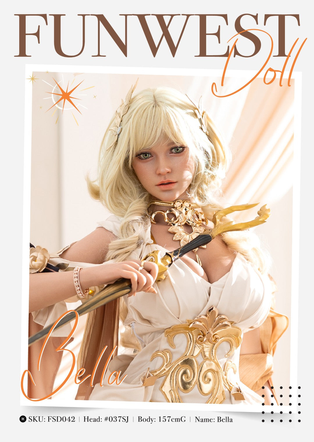 Bella Sex doll (FunWest Doll 157cm G-cup #037SJ RST silicone)