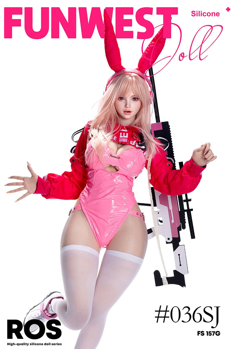 Lalka seksu Lily (FunWest Doll 157cm G-cup #036SJ RST silikon)