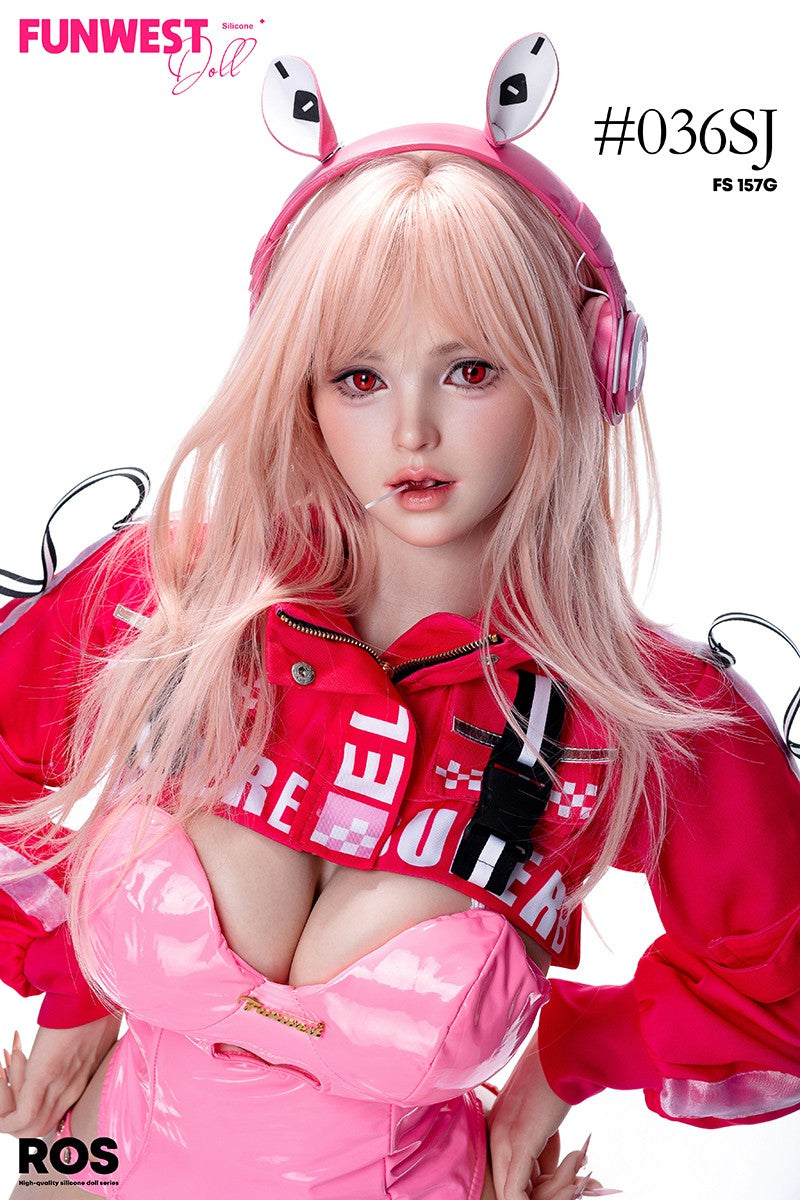 Lalka seksu Lily (FunWest Doll 157cm G-cup #036SJ RST silikon)
