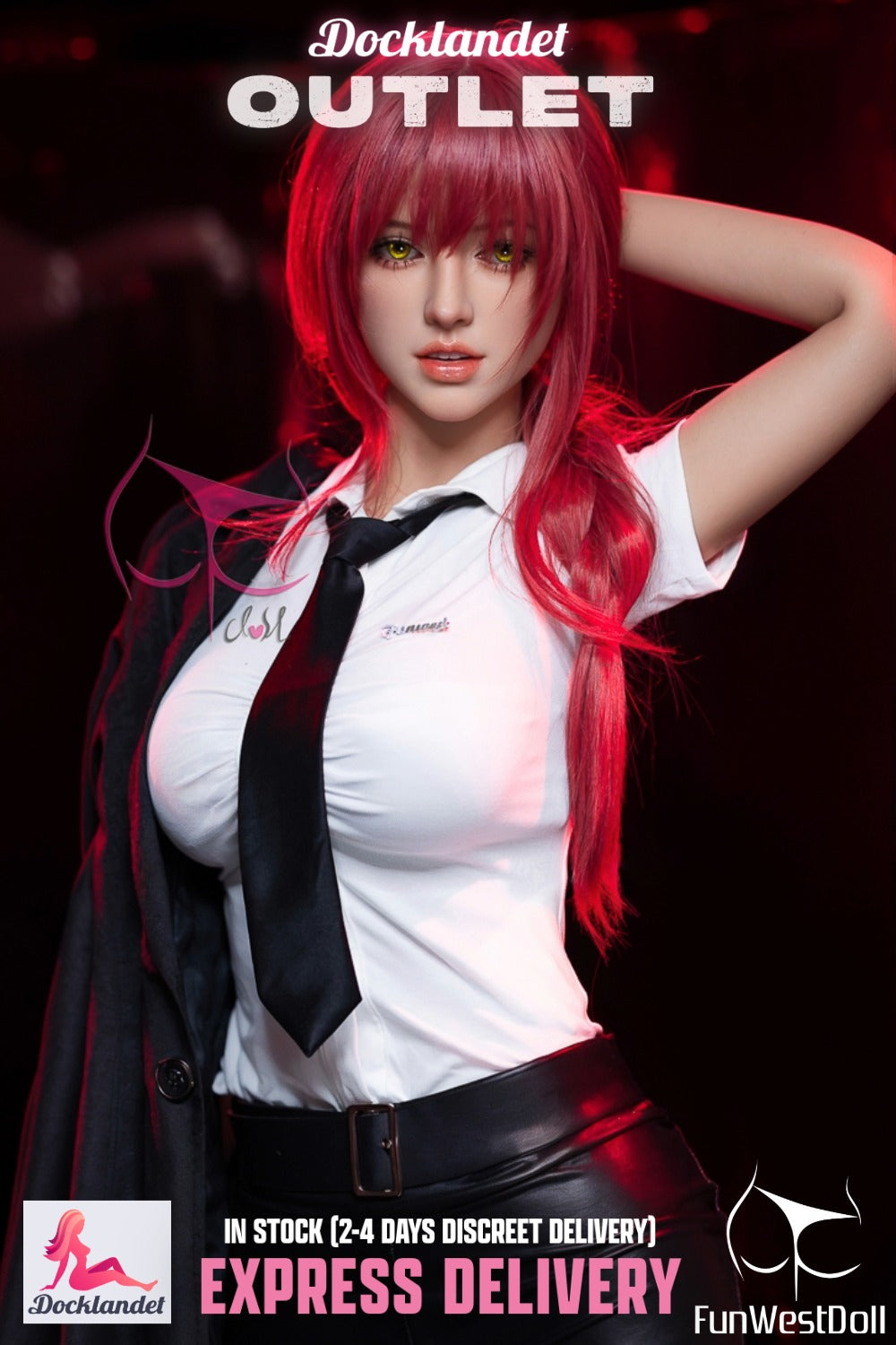 Chloe Sex doll (FunWest Doll 162cm F-cup #035 S-TPE) EXPRESS OUTLET