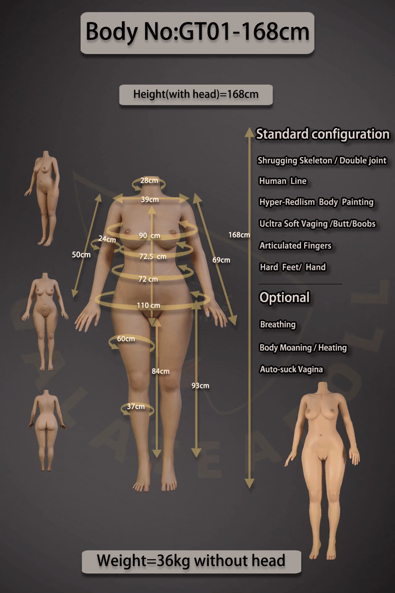 Lalka seksu Ella (Galatea Doll 168cm C-cup #047 Silikon)