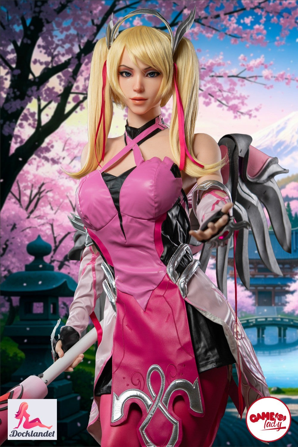 Lalka seksu Mercy (Game Lady 171cm G-cup Nr 38 Silikon) Overwatch Sex Doll 