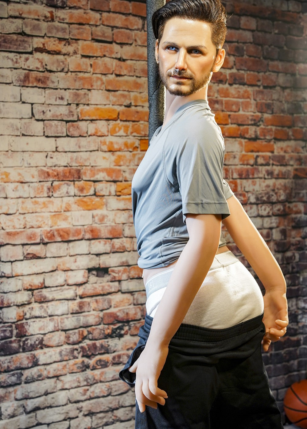 Męska lalka seksu David (HRDoll 167 cm #49 TPE + silikon)