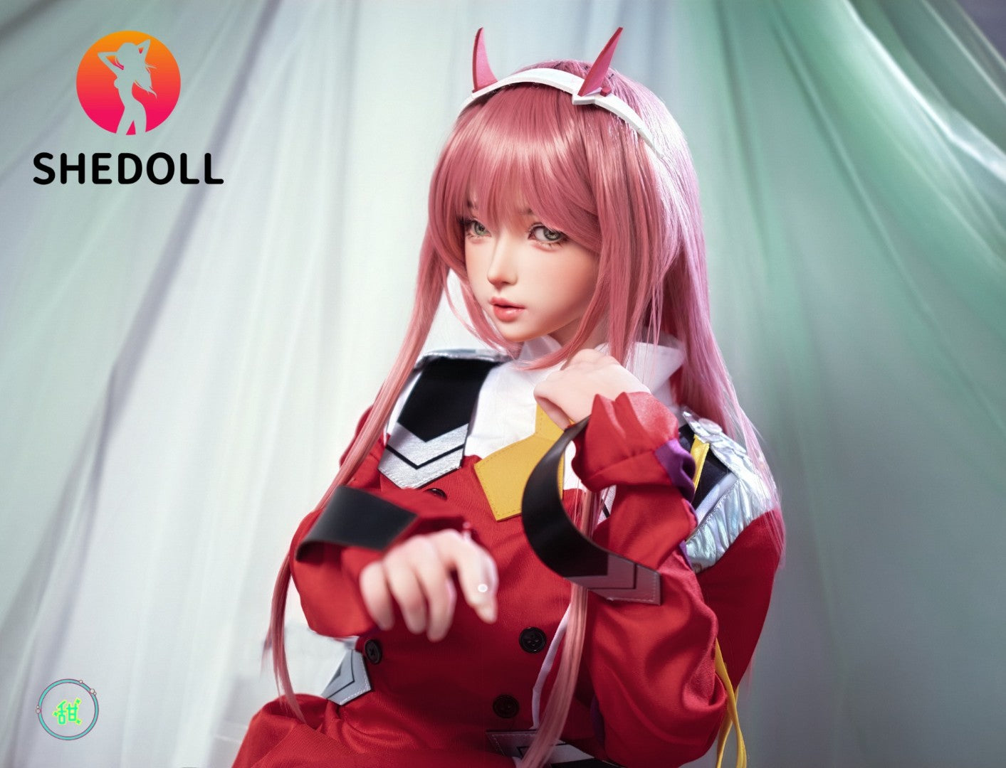 Zero dwóch lalki seksualnej (SHEDOLL 152 cm a-cup #SH186 2.0 TPE+silikon)