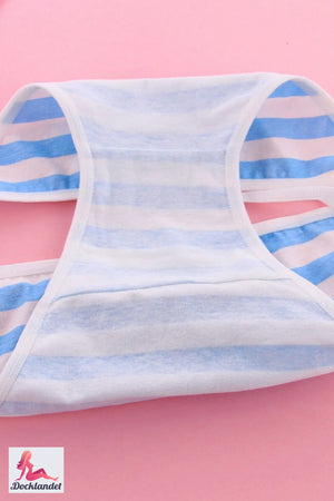Knotch pink for sex doll (Pink/blue white, striped)