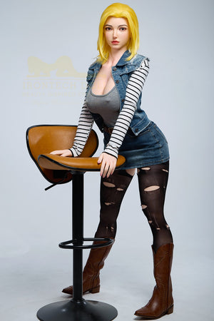 Joline Android 18 Sex Doll (Irontech Doll 159 cm g-cup Silikon S41)