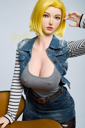 Joline Android 18 Sex Doll (Irontech Doll 159 cm g-cup Silikon S41)