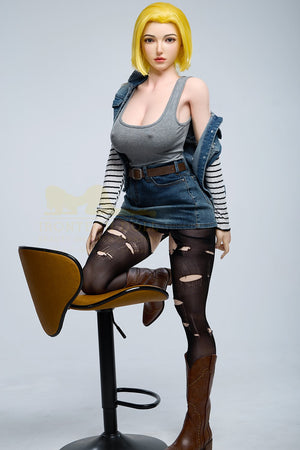 Joline Android 18 Sex Doll (Irontech Doll 159 cm g-cup Silikon S41)