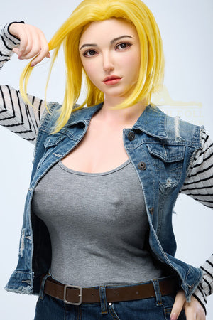 Joline Android 18 Sex Doll (Irontech Doll 159 cm g-cup Silikon S41)