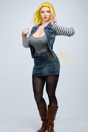 Joline Android 18 Sex Doll (Irontech Doll 159 cm g-cup Silikon S41)