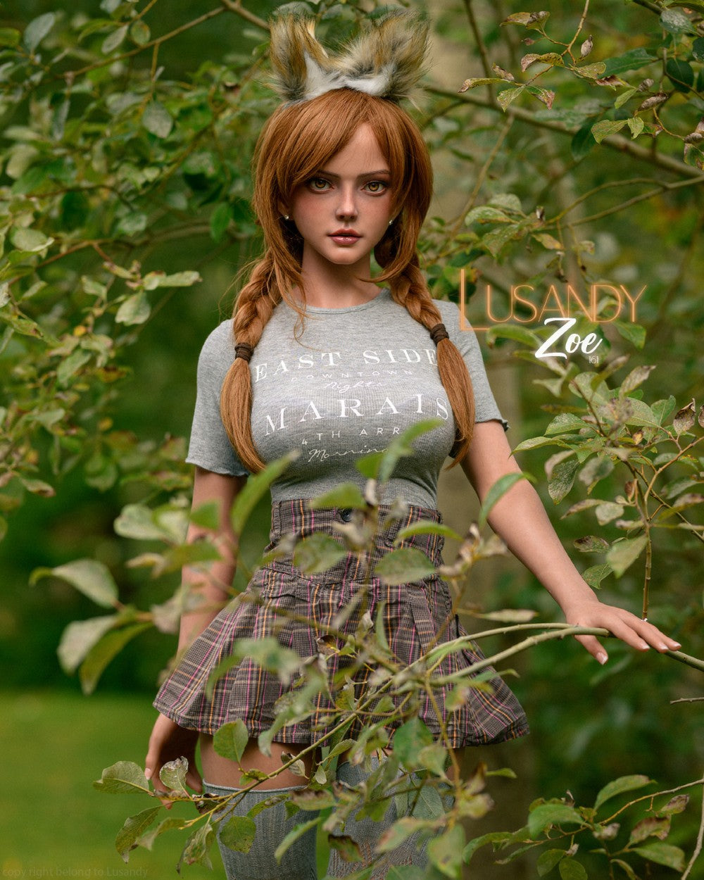 Zoe Sexdocka (Lusandy Doll 161cm D-kupa Silikon)