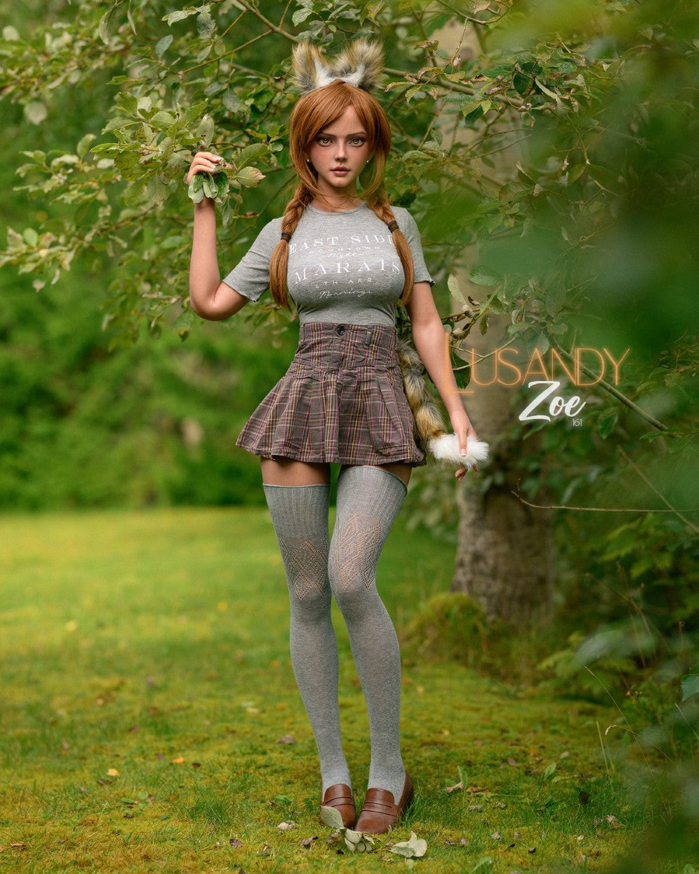 Zoe Sexdocka (Lusandy Doll 161cm D-kupa Silikon)