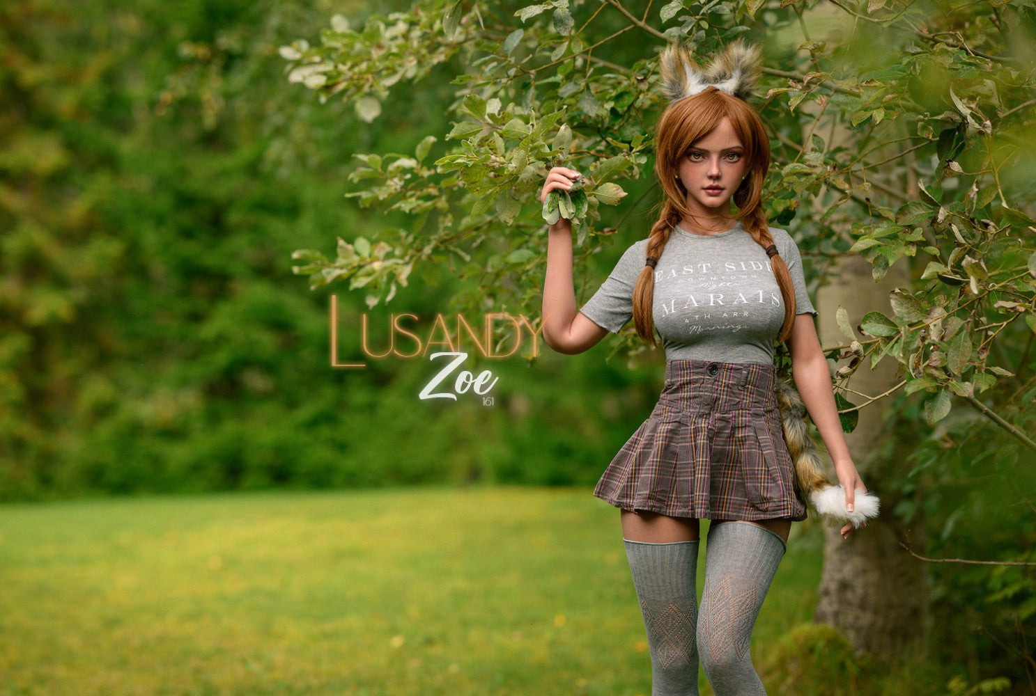 Zoe Sexdocka (Lusandy Doll 161cm D-kupa Silikon)
